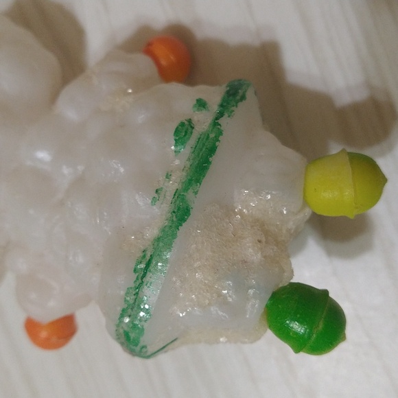 Vintage Plastic Blow Mold Mrs. Santa Claus Christmas Tree Ornament - Picture 4 of 4